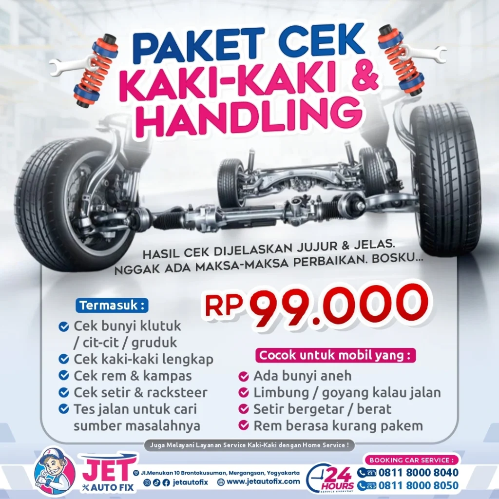 Paket Cek Kaki Kaki & Handling - Bengkel Kaki-Kaki Mobil Jogja