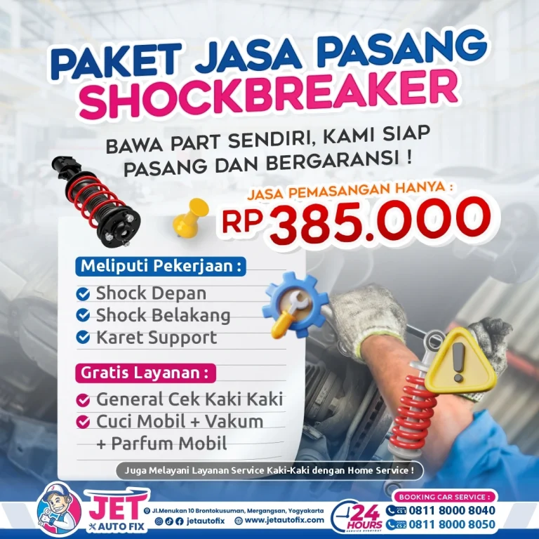 Paket Jasa Pasang Shockbreaker - Bengkel Shock Mobil Jogja