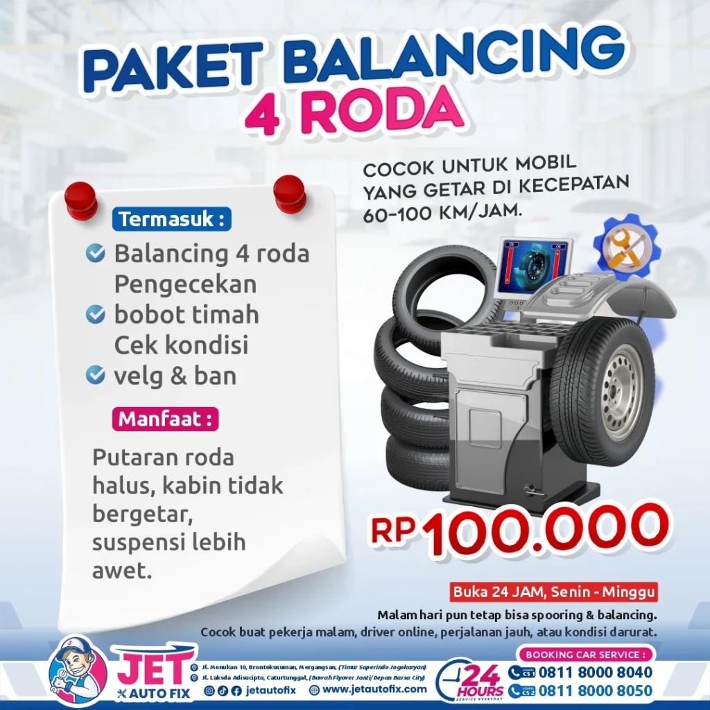 Paket Balancing 4 Roda - Bengkel Balancing Jogja