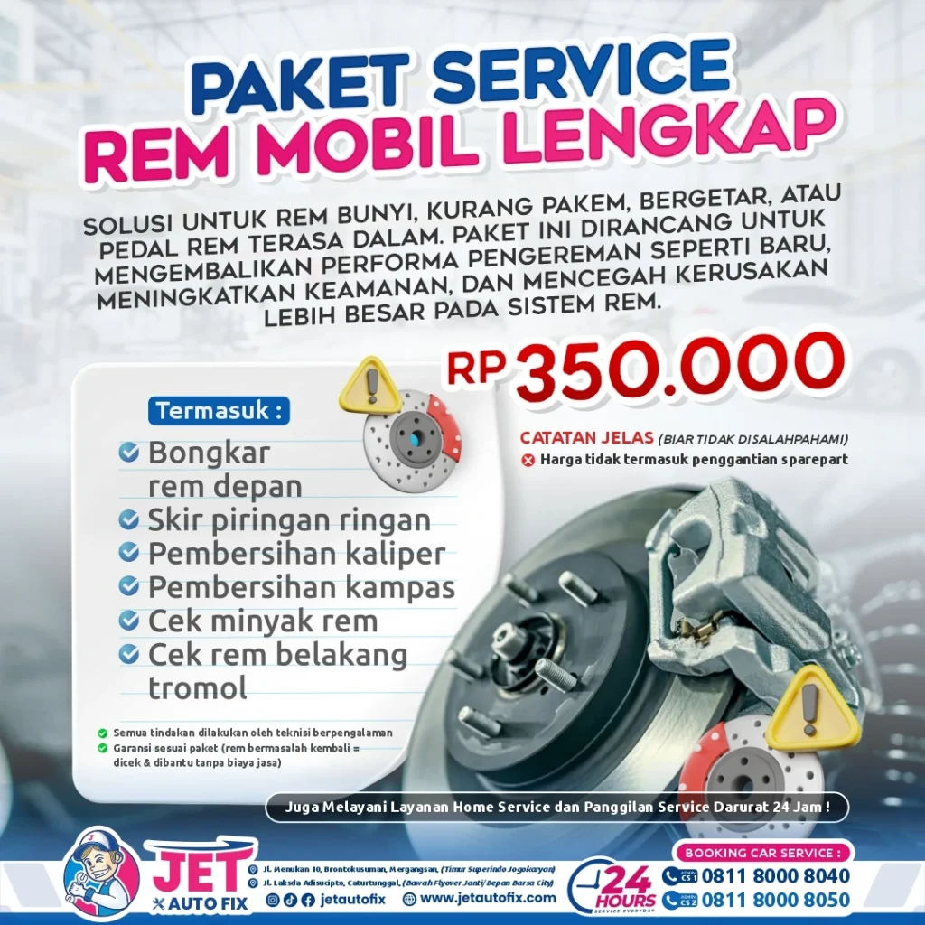Service Rem Mobil Jogja