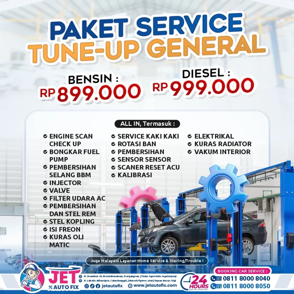 Service Tune Up General - Bengkel Mobil Jogja