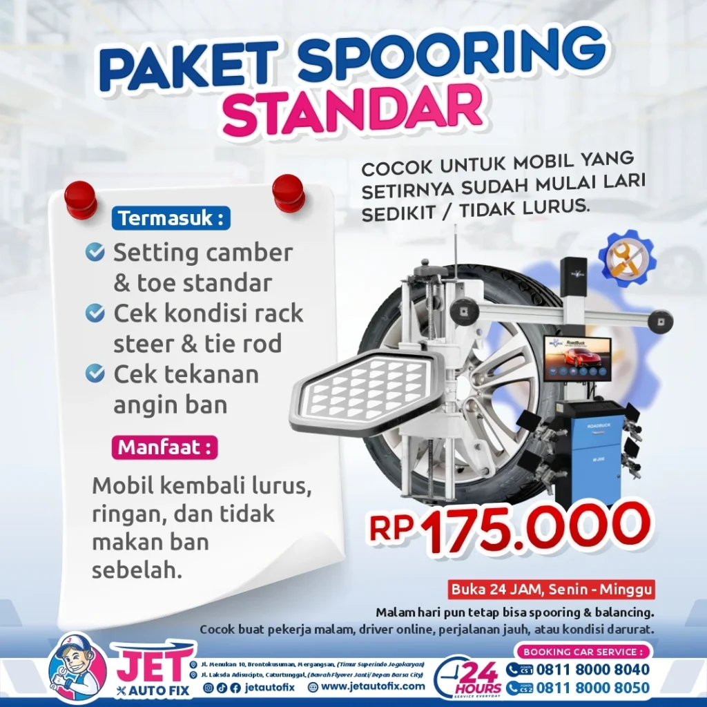 Paket Spooring Standar - Service Spooring Jogja