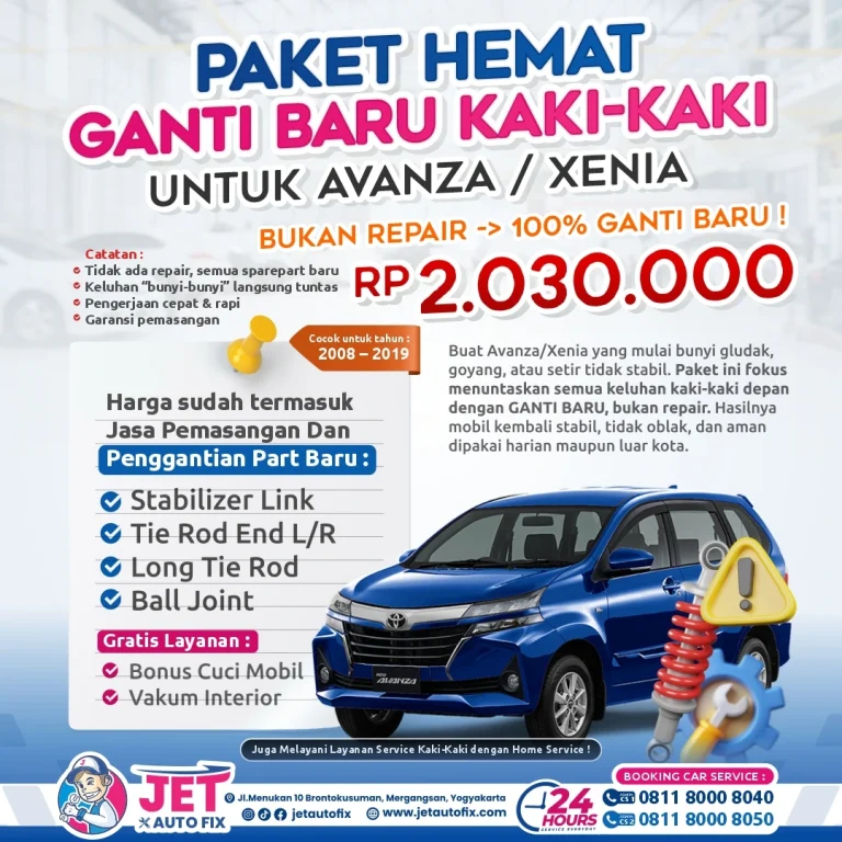 Paket Hemat Ganti Baru Kaki Kaki Avanza Xenia - Kaki-Kaki Mobil Toyota Jogja