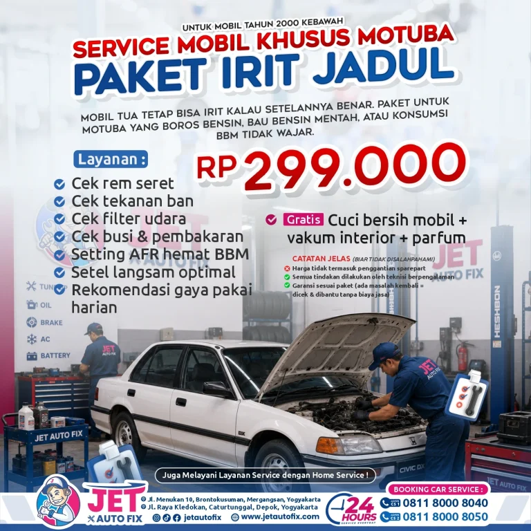 Bengkel Motuba Jogja PAKET IRIT JADUL - Bengkel Jet Auto Fix