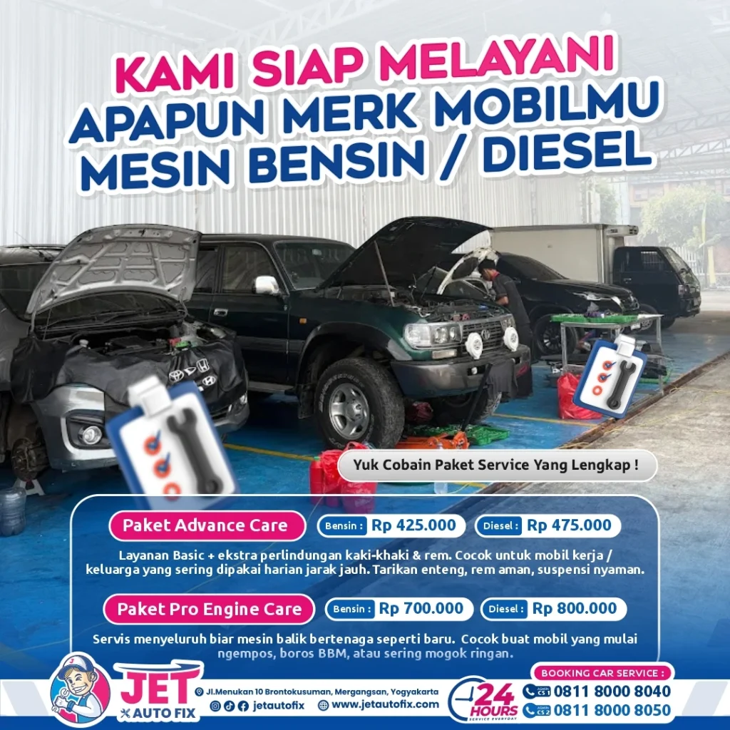 Kami Siap Melayani - Bengkel Mobil Terdeket Jogja 24 Jam Jet Auto Fix