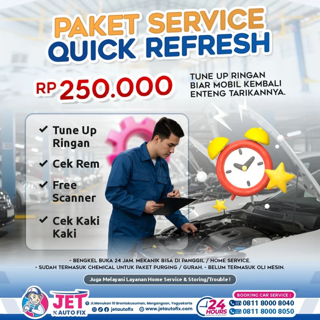 Paket Quick Refresh - Bengkel Mobil Jogja Jet Auto Fix