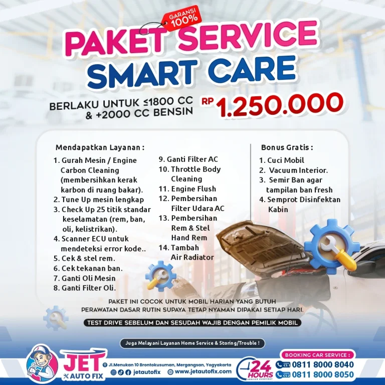Paket Service Smart Care - Bengkel Mobil Jogja