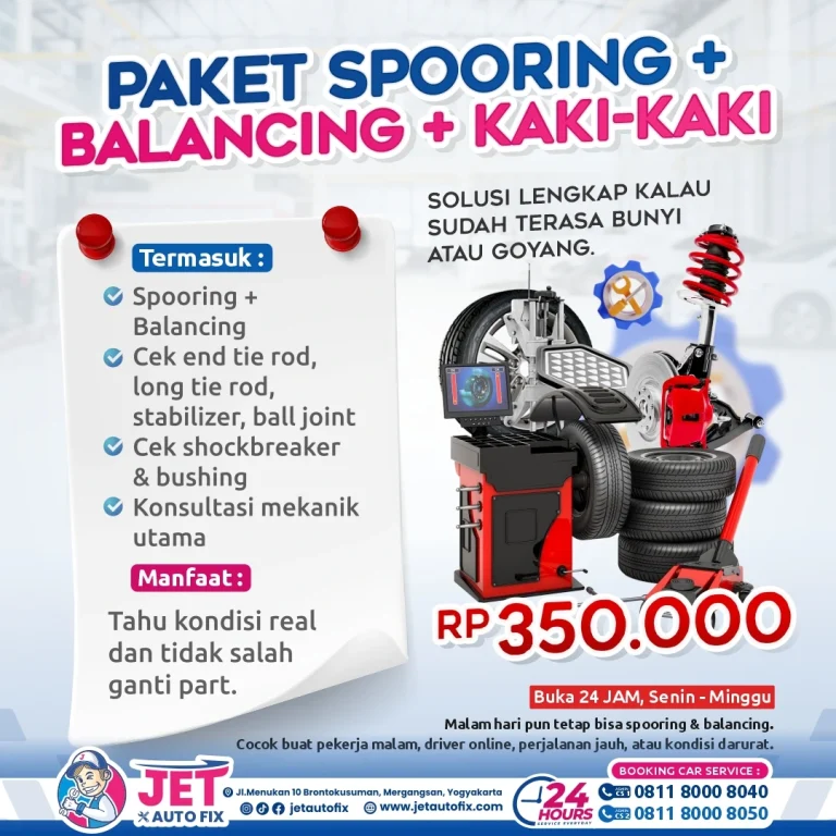 Paket Spooring Balancing Kaki-Kaki - Bengkel Spooring Balancing Jogja Jet Auto Fix