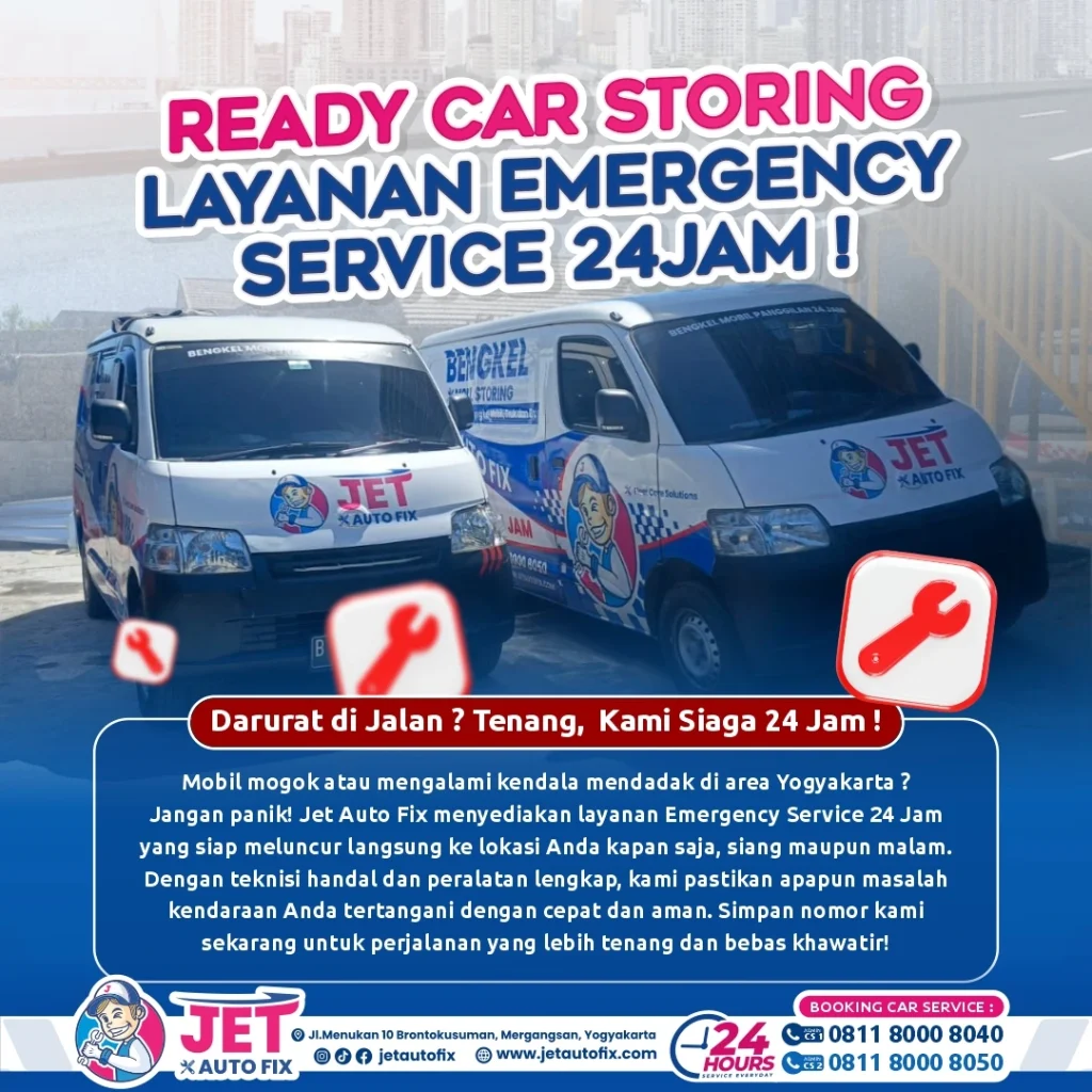 Ready Car Storing 24 Jam - Bengkel Mobil Panggilan Jogja 24 Jam