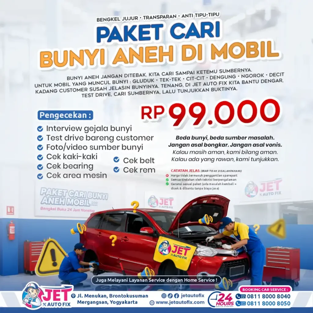Paket Cari Bunyi Aneh Mobil