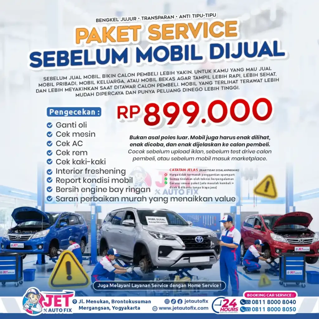 Paket Service Sebelum Mobil Dijual