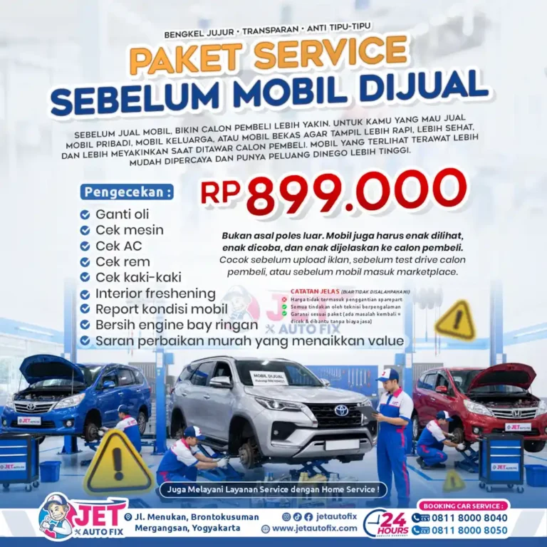 Paket Service Sebelum Mobil Dijual