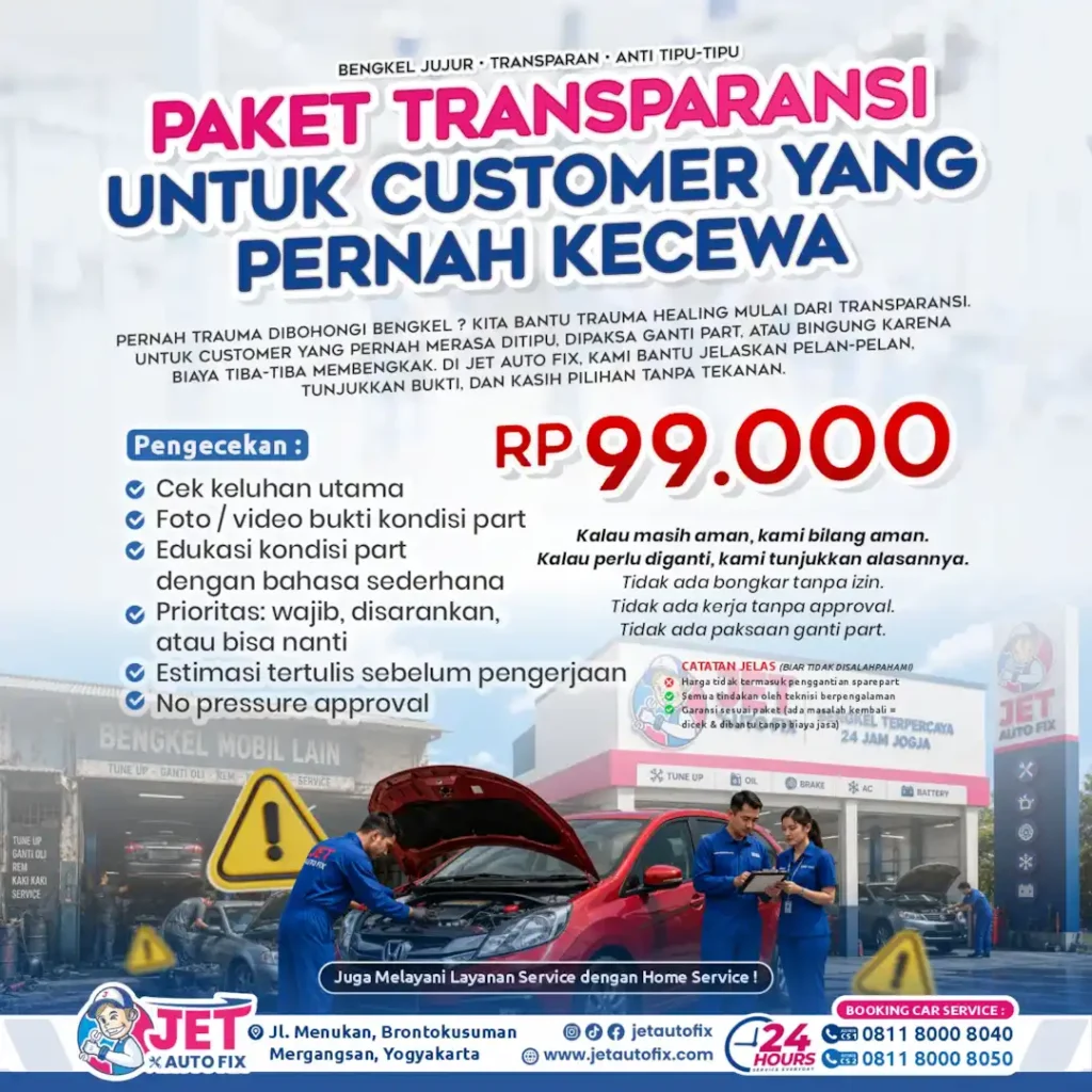 Paket Transparansi untuk Customer yang Pernah Kecewa